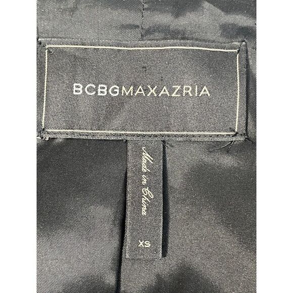 BCBG MaxAzria Womens Blazer Jacket Size XS Gray Black Structured - Picture 4 of 16